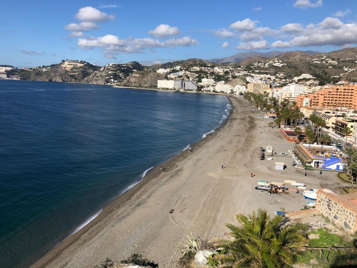 Estudio Luxury Primera Linea De Playa Almunecar Parking Gratuito Eksteriør bilde